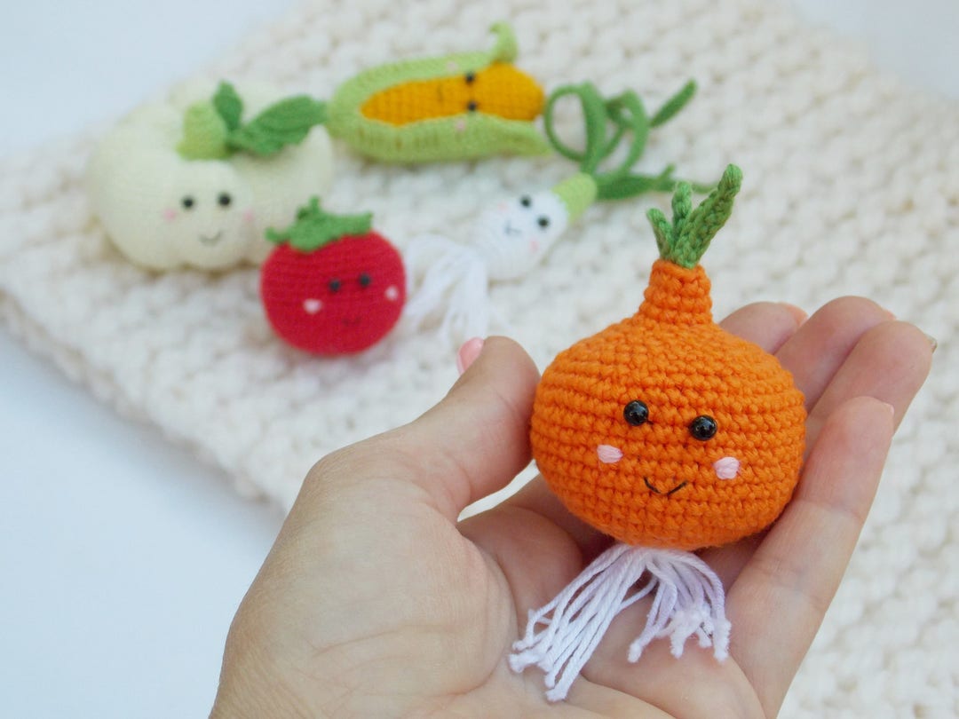 Crochet Onion 1 Pc Food Kawaiibaby Shower Gift Nursery - Etsy