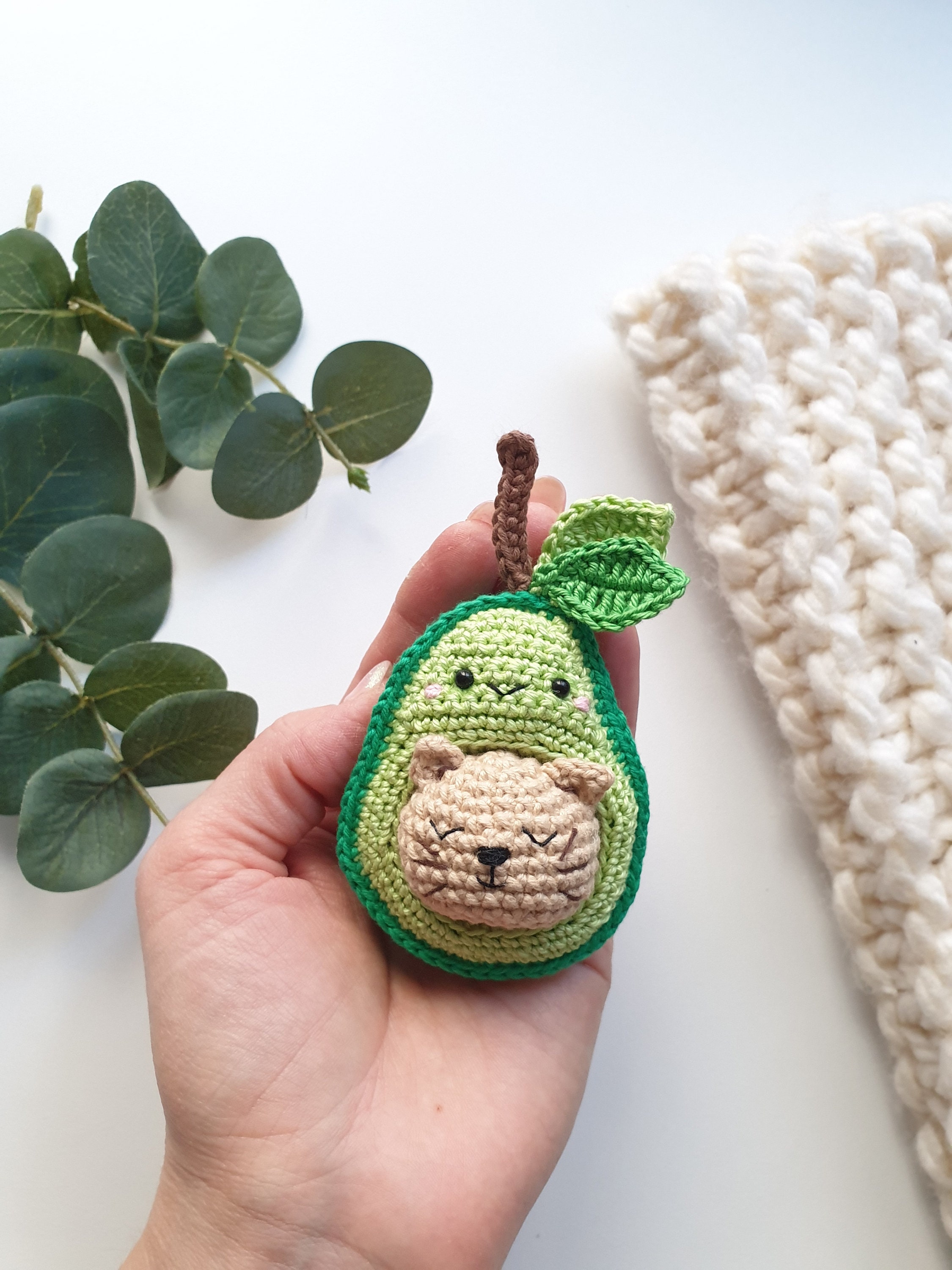 Avocatdo avocado toy cat kawaii avocado 1 Pc happy avocado Etsy