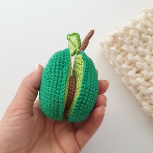 Crochet avocado soft toy, Crochet avocado, Crochet toy food, Play kitchen ,Pretendplay , soft toy, avocado baby toys ,Christmas gift ideas image 8
