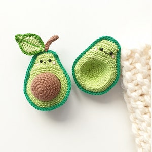 Crochet avocado soft toy, Crochet avocado, Crochet toy food, Play kitchen ,Pretendplay , soft toy, avocado baby toys ,Christmas gift ideas image 6