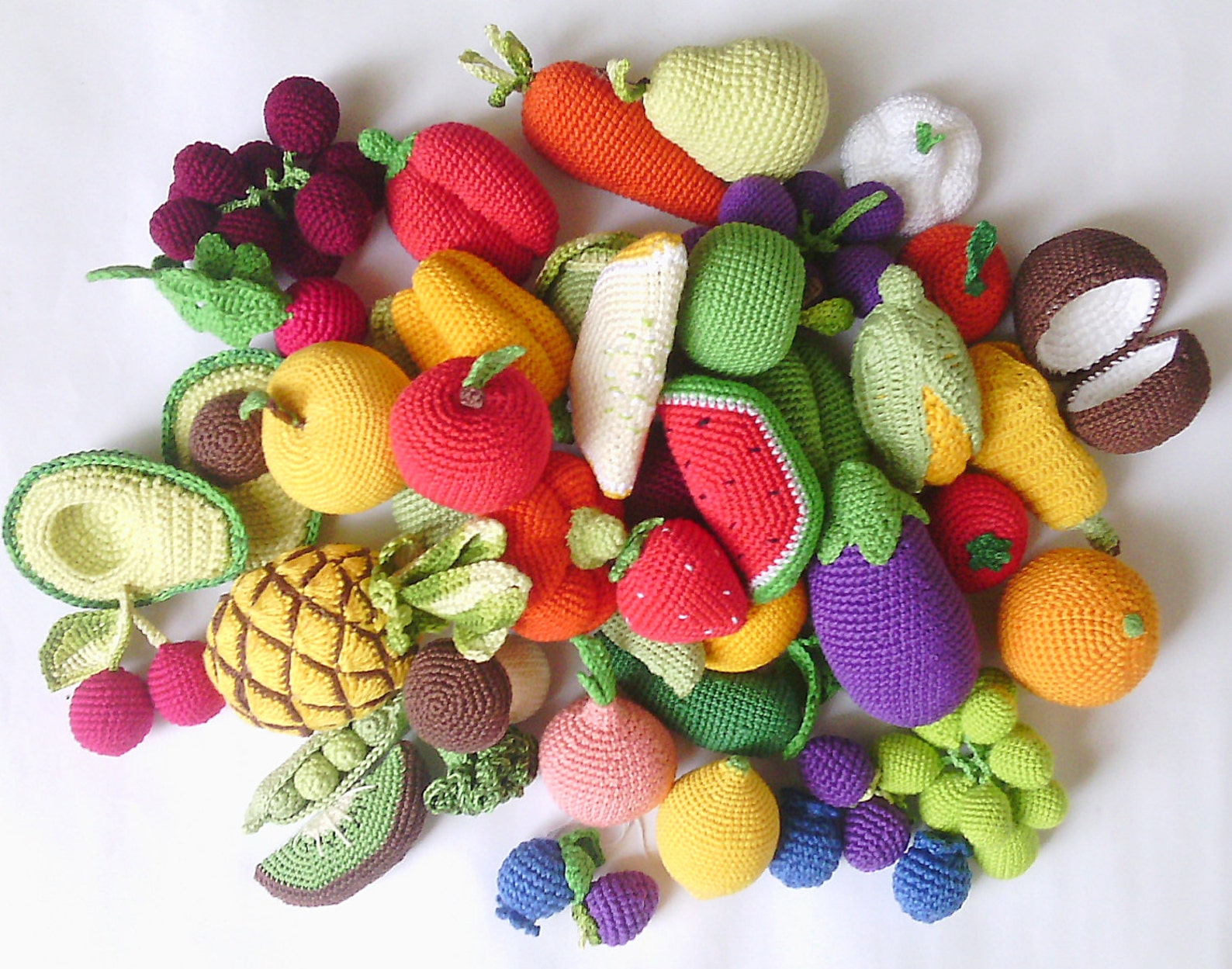 1 piece crochet avocado Crochet kitchen decor Crochet toy Etsy