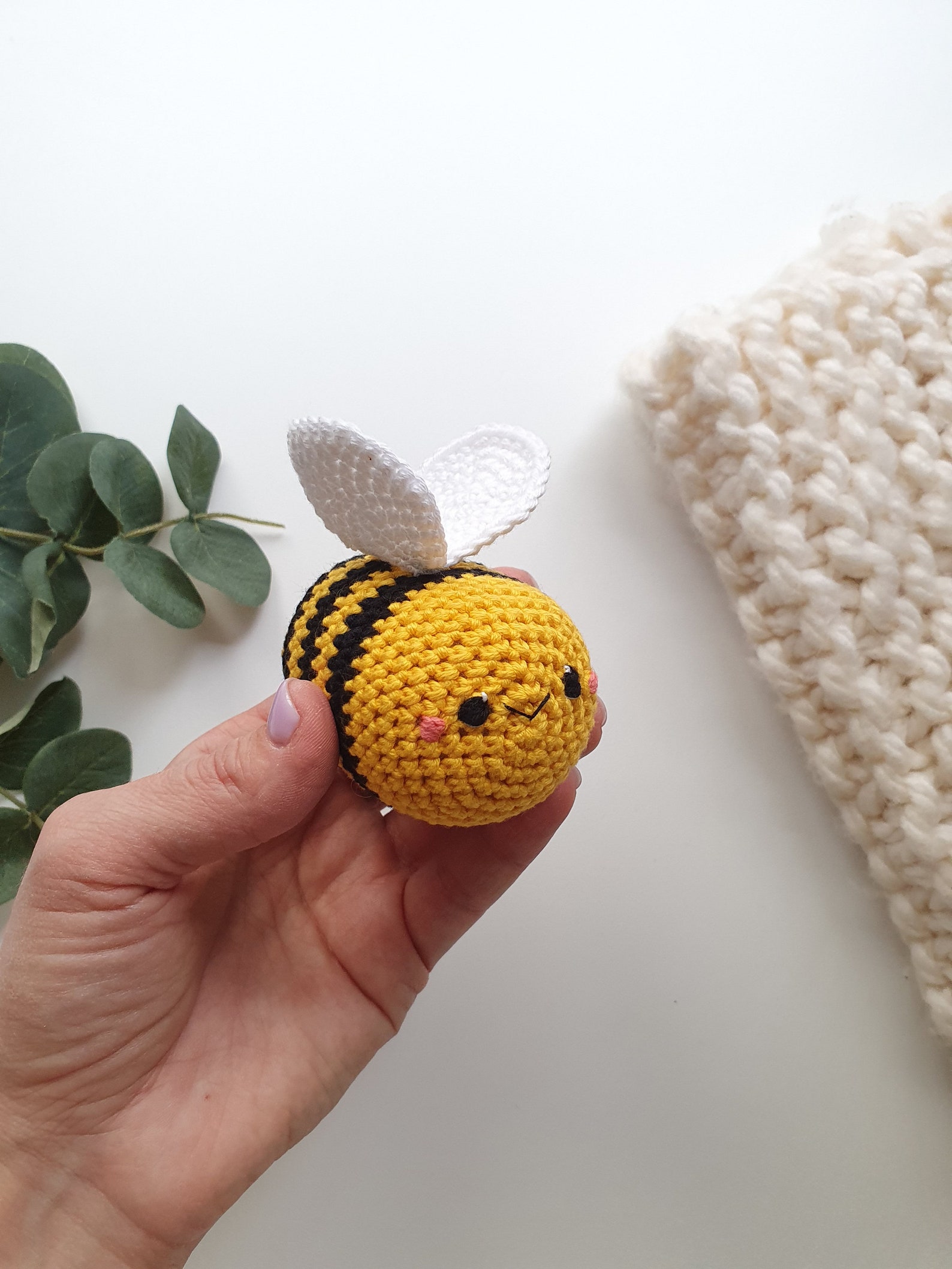 Buy Crochet Rattle Bee Bee Toys Crochet Rattles Crochet - Etsy