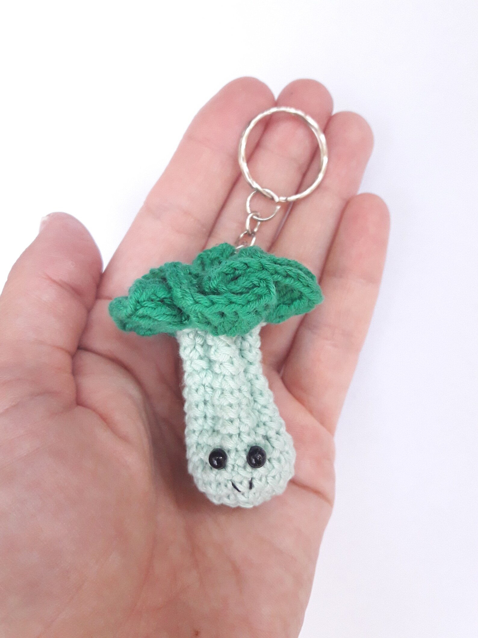 Eggplant kawaii Keychain Crochet Keychain Amigurumi Etsy