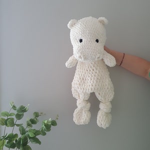 Crochet big Hippo Snuggler, Very big lovey hippo, Crochet hippo , Hippo Snuggler, crochet big hippo ,crochet soft  Snuggler