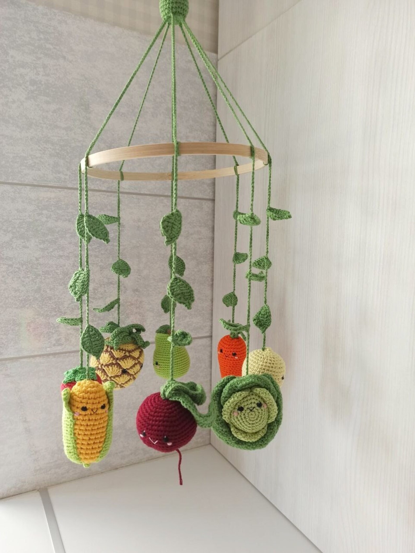 Buy Baby Mobile Fruit & Vegetables Baby Mobile Baby Crib Etsy