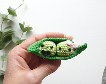 Easter  gift, Kawaii Peas - 1pcs ,Peas in a pod toy,Gifts for Twins, Kawaii Gift,gift for baby, crochet Peas kawaii,  Easter basket