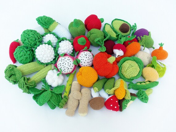 vegetarian gift nursery decor room decor,Vegetables with eyes,Crochet baby toy Crochet ginger boy kawaii- 1 Pc,baby toy Kawaii,food toy