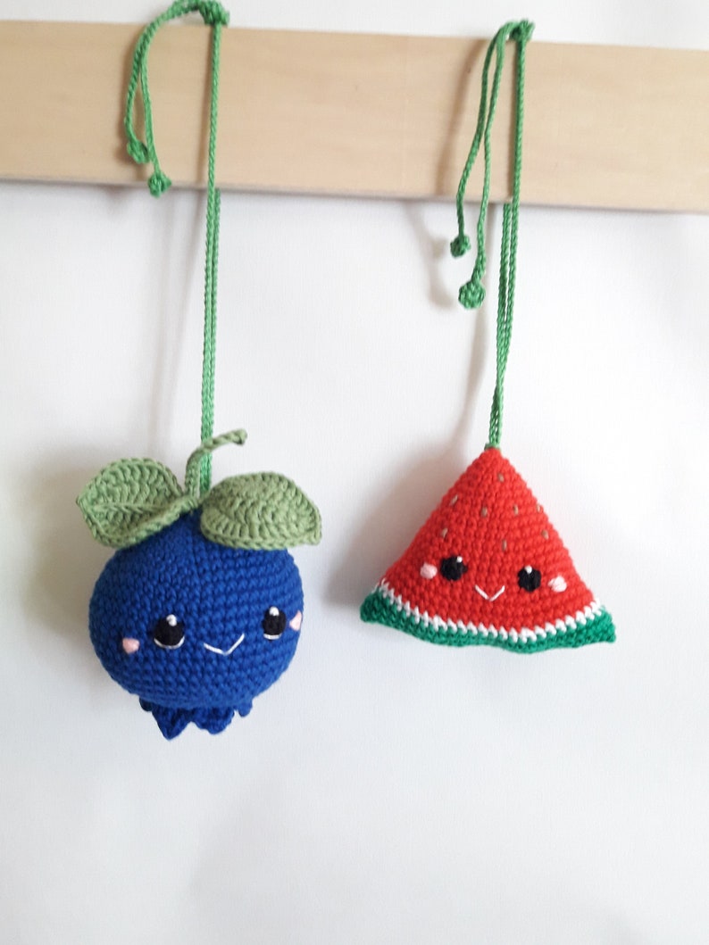 Watermelon Rackets Toy Watermelon Baby Gym Toys 1 Pc Rattles Play Gymbaby Shower - Etsy