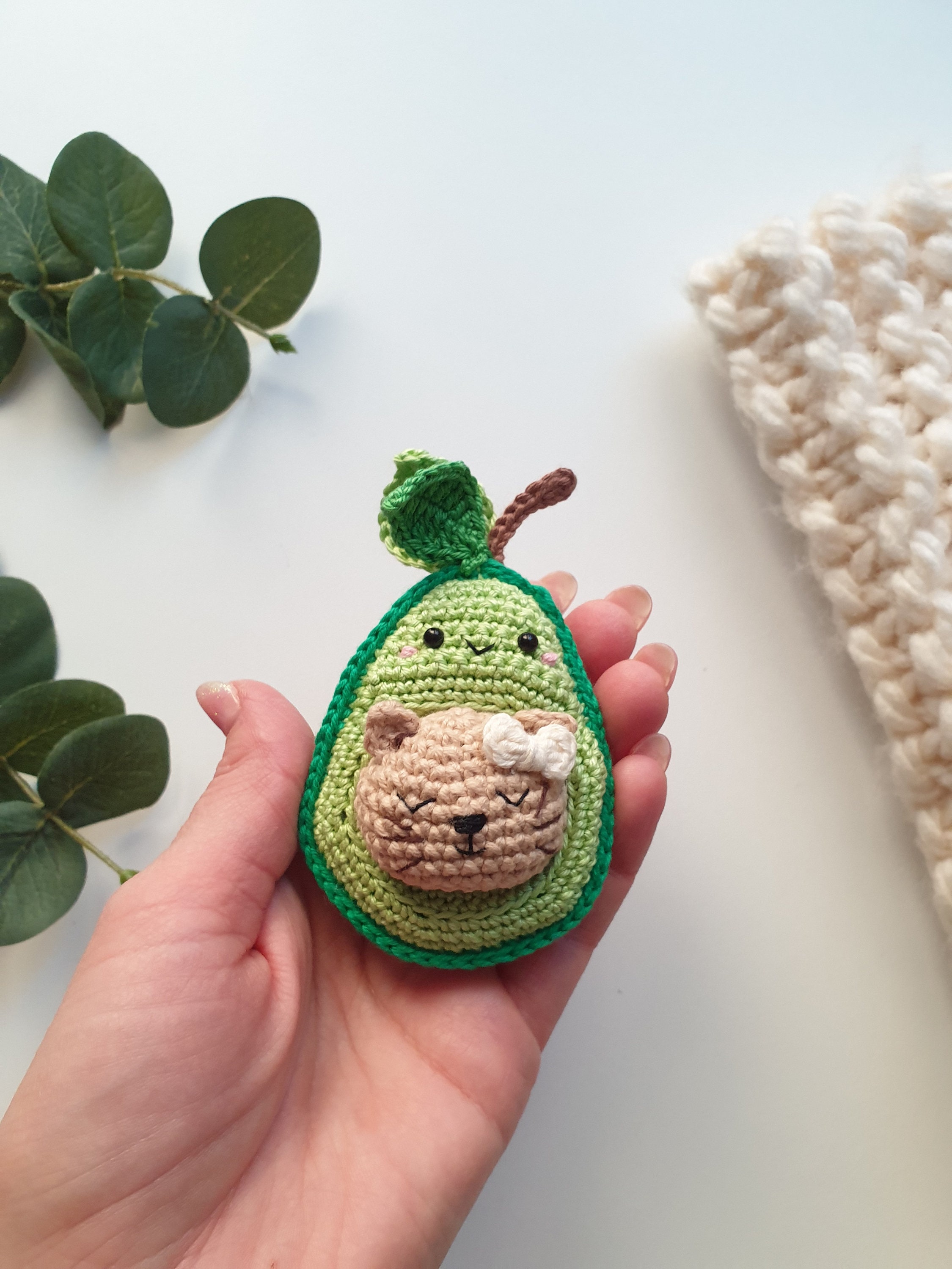 Avocatdo girl toy avocado toy cat kawaii avocado 1 Pc Etsy