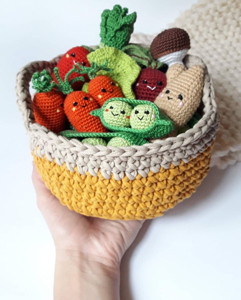 Crochet basket crochet basket Nursery decor gift for baby Etsy