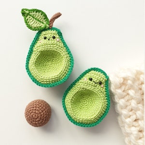 Crochet avocado soft toy, Crochet avocado, Crochet toy food, Play kitchen ,Pretendplay , soft toy, avocado baby toys ,Christmas gift ideas image 10