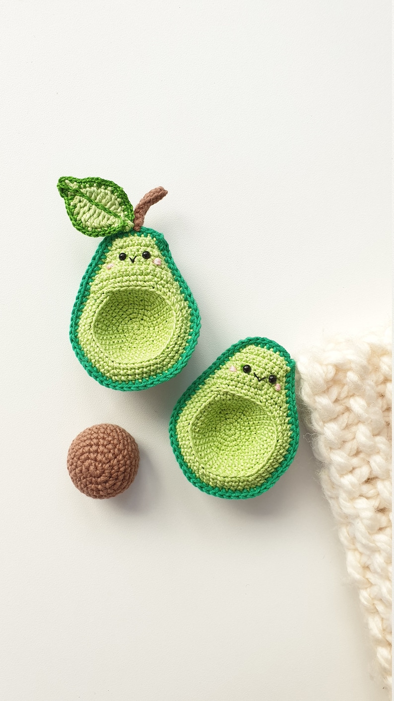 Crochet avocado soft toy, Crochet avocado, Crochet toy food, Play kitchen ,Pretendplay , soft toy, avocado baby toys ,Christmas gift ideas image 10