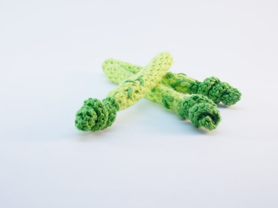 asparagus dog toy