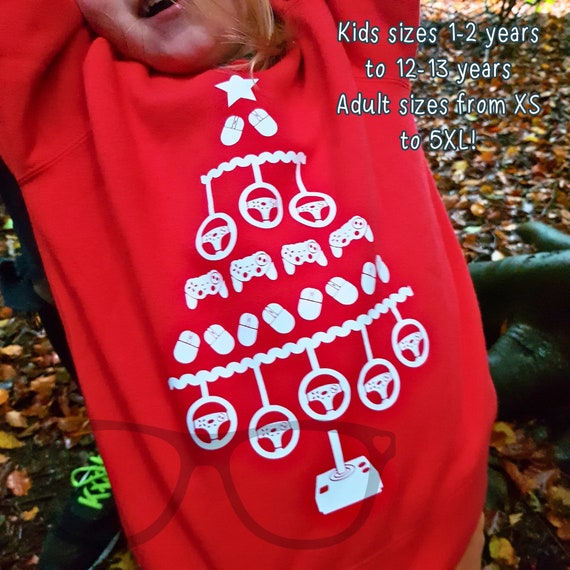 Video Game Christmas Ugly Sweater Christmas Jumper for Kids and Adults Etsy