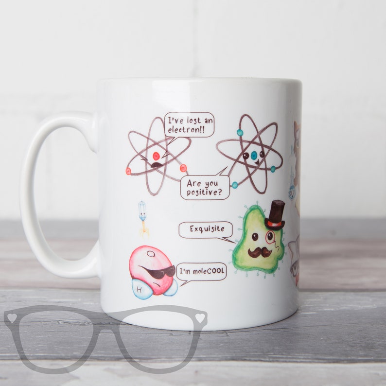 Science mug scientists coffee lovers Cute Gift for geeks ...