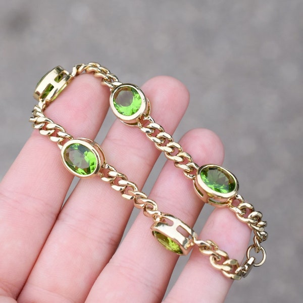 Mens Fake Gold Bracelet Etsy