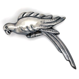 Große Sterling Silber mexikanische Vogel Brosche, antike mexikanische Pin, antike Sterling Brosche, Sterling Quetzal Brosche, Taxco Schmuck