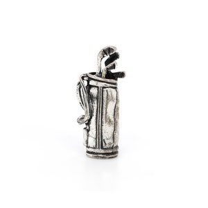 Small Sterling Silver Golf Clubs Brooch, Novelty Golf Brooch, Golf Gift, Sterling Golf Jewelry, Golf Themed Jewelry, Sterling Golf Pin