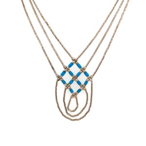 Sterling Liquid Silber Türkis Halskette, Türkis Perlenkette, zarte südwestlichen Schmuck, Liquid Silver Halskette, Perlen Türkis