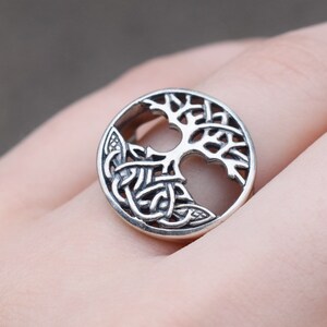 Sterling Silver Tree of Life Ring, Tree Ring, Tree Of Life Jewelry, Sterling Silver Cut Out Tree Ring, Sterling Tree Jewelry, Boho Ring