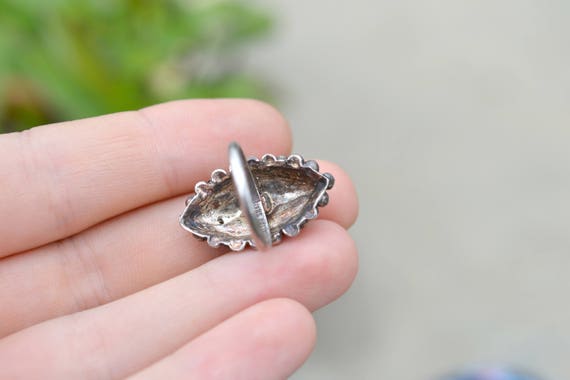 Sterling Silver Brutalist Bumpy Ring, Bumpy Sterl… - image 2