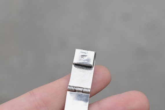 Solid Sterling Silver Unique Link Bracelet, Men's… - image 5