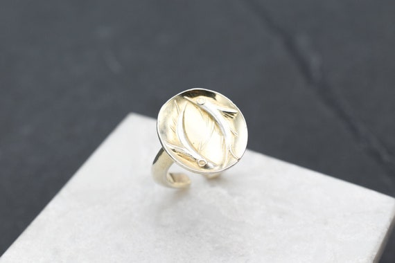 RARE Sterling Silver ZOLOTAS Pisces Zodiac Ring, Z