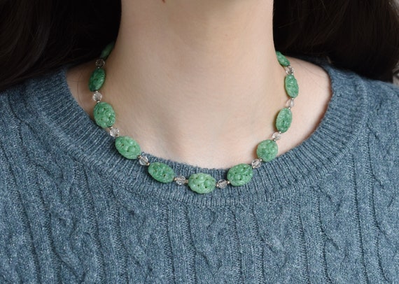 Peking store glass necklace