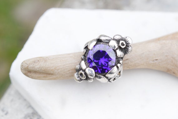 Silver Bloom Statement Ring