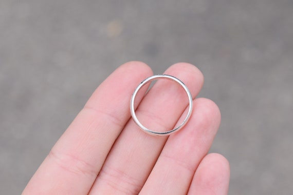 Sterling silver cheap purity ring