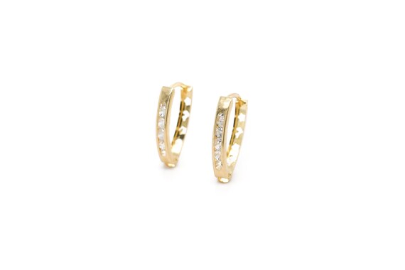 Pendient Largos Sin Piedras - Oro Amarillo 9K - Idea Regalo Para