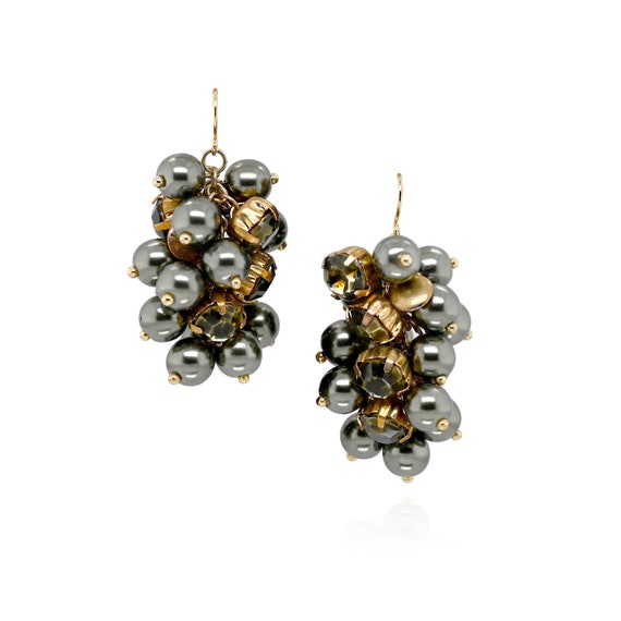 Premier Designs | Jewelry | Premier Designs Womens Gold Tone Pearl Drop Beaded  Earrings | Poshmark