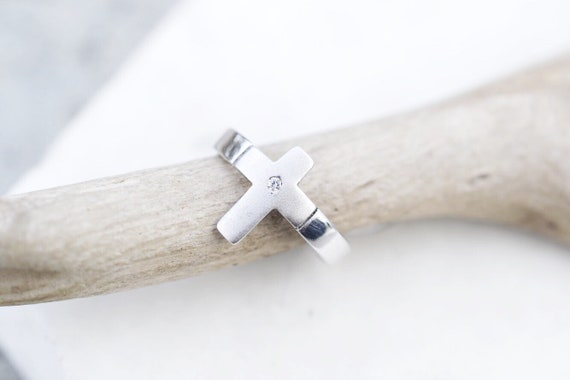Etsy cross online ring