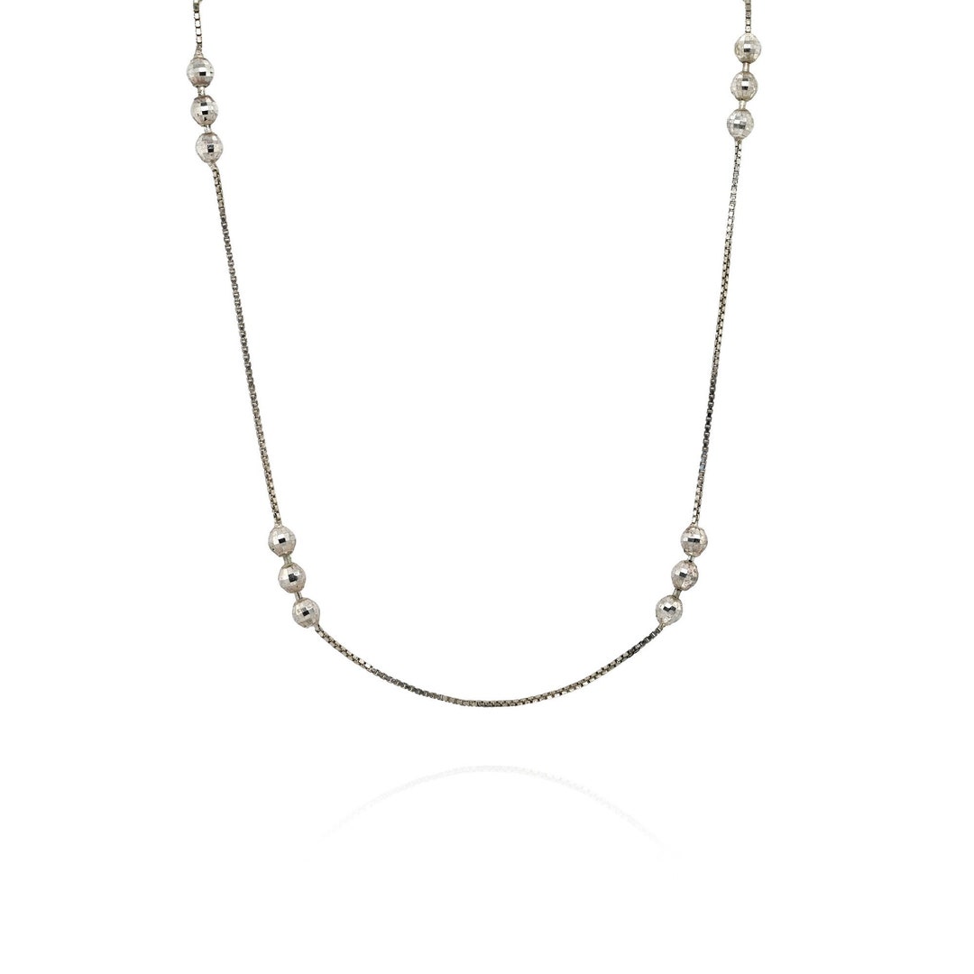 Gold + Silver Disco Shaker Necklace