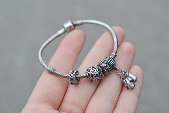 Buy 5 Number Bracelet Charms, 925 Sterling Silver Pendant Beads Fit Pandora  Charm Bracelets, Necklace, and European Snake Chain, Dangling Dangle for  Happy Birthday 5th Anniversary 5 Years Online at desertcartINDIA