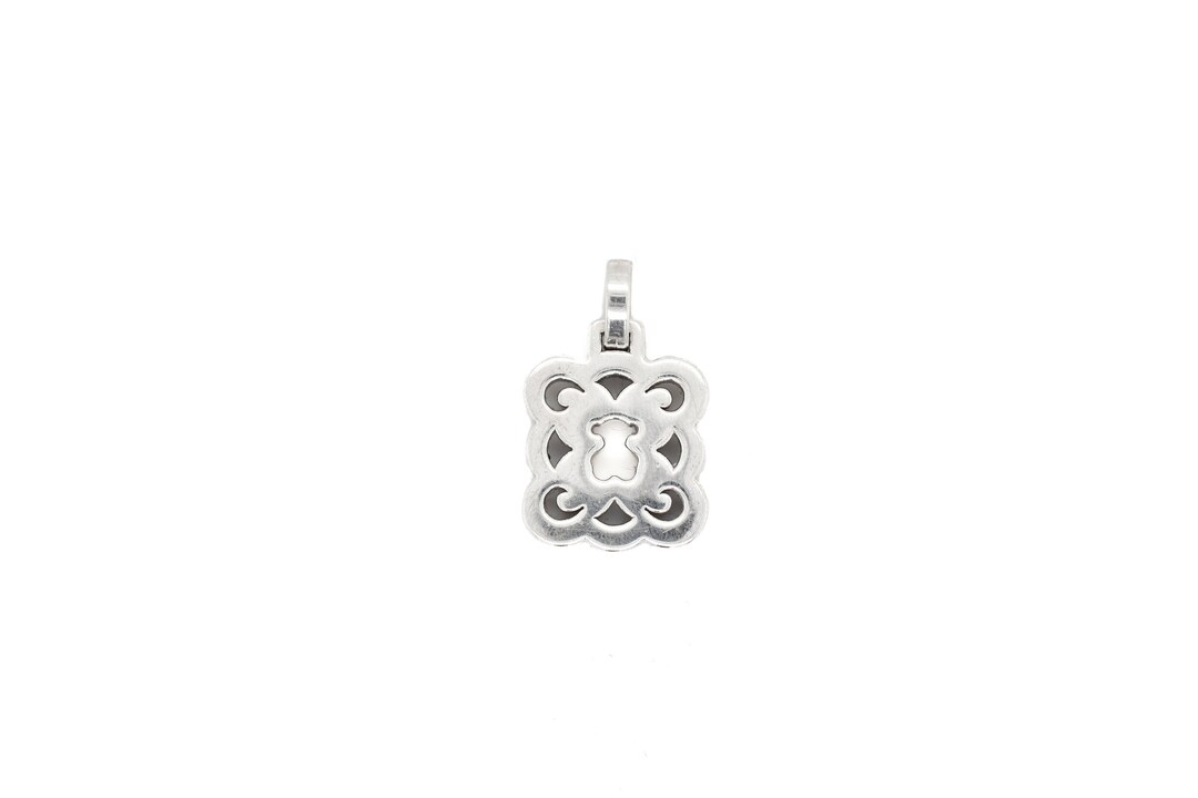 Sterling Silver TOUS Cut Out Teddy Bear Pendant Teddy Bear