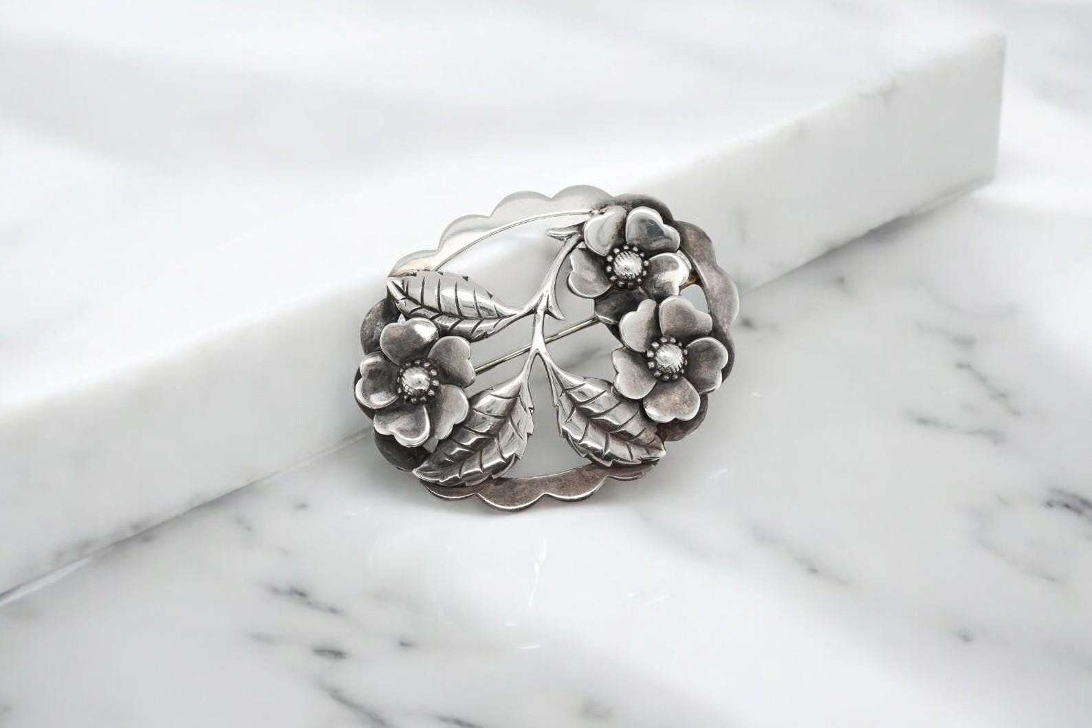 Dogwood brooch deals