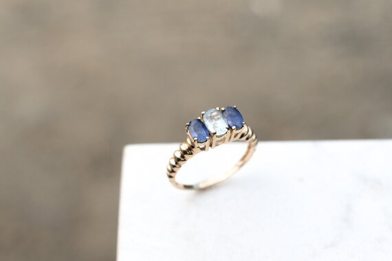 Gatsby 18k Yellow Gold Plated Panther Ring w White Sapphire /& Emerald Quartz Gemstones Ring Size 8