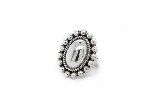Sterling Silver Mexico Concho Ring, Sterling Silve