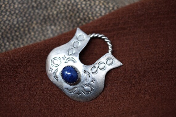 Sterling Silver Native American Lapis Wedding Vase Brooch Etsy