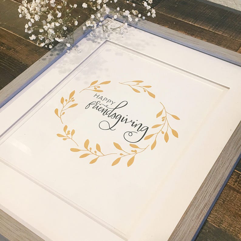 Friendsgiving Sign, Friendsgiving Print, Digital Download, Thanksgiving ...