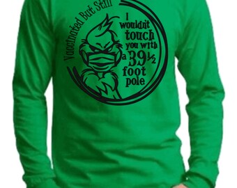 Grinch Long Sleeve T-shirt 39 1/2 Foot 