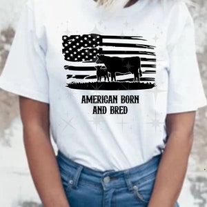 Born and Bred, drapeau en détresse, vaches, SVG et PNG transparents