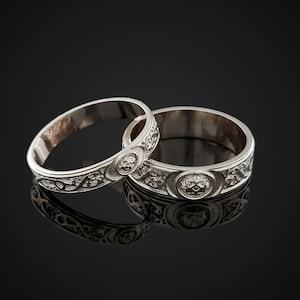 Celtic Shield Ring | Polished Celtic Warrior Ring | Matching Wedding Ring | Unique Irish Wedding Ring | Designed and Handmade in Ireland