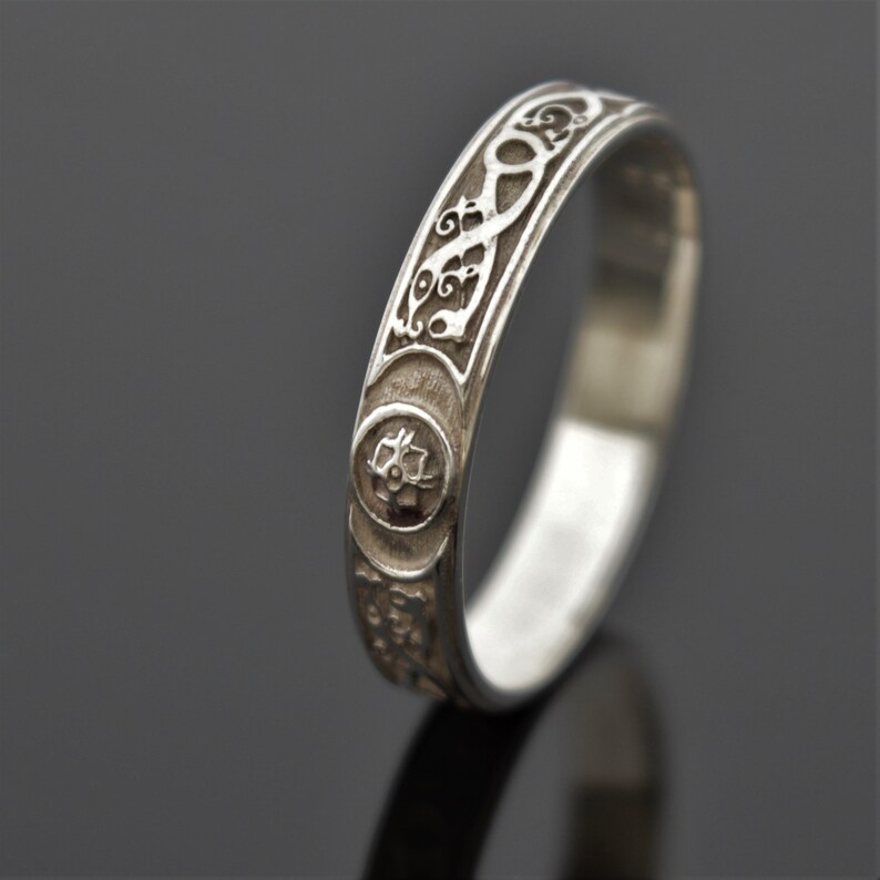 Celtic Warrior Ardagh Chalice Designed and Made in lreland Celtic Warrior Wedding Ring Unique wedding Ring Celtic Warrior Ring