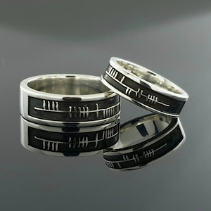 Ogham Wedding Ring | Personalised Irish Wedding Band | Unique Irish Design | Designed and Made in Ireland | Free Insured Worldwide Shipping