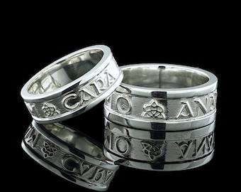 Mo Anam Cara (My Soulmate) Ring Irish Celtic Ring Designed and Handmade  in lreland