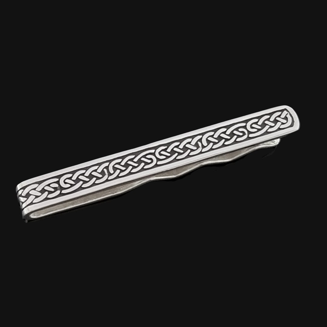  Claddagh Tie Clip, Handcrafted Celtic Initials Tie Bar, Tie  Clasp : Handmade Products