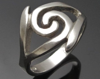 Newgrange Spiral Ring | Sterling Silver Newgrange Ring | Unique Irish Jewelry | Spiral Ring | Designed and Made in Ireland