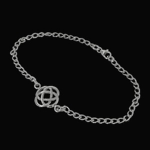 Sterling Silver Celtic Knot Bracelet | Irish Celtic Bracelet | Celtic Gemstone Bracelet | Birthstone Bracelet | Designed and Made in Ireland